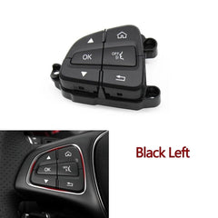 Steering Wheel Buttons Black 09990502009107 A09990503009107 09990502009107-Q12 Compatible With Mercedes Benz C GLC W205 W253