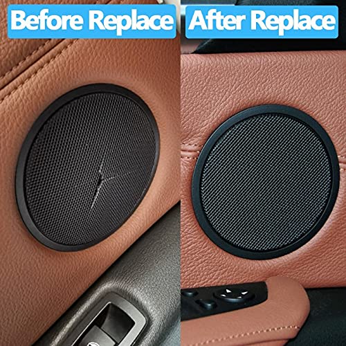 Speaker Cover Compatible With Bmw X5 Speaker Cover X3 F25 2010-2016 X5 E70 2007-2013 X6 E71 2008-2014 5 Series Gt F07 2010-2014 Beige