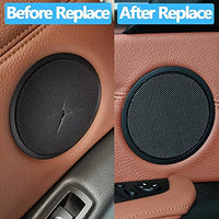 Speaker Cover 51416969385 51417322963 Compatible With Bmw X5 Speaker Cover X3 F25 2010-2016 X5 E70 2007-2013 X6 E71 2008-2014 5 Series Gt F07 2010-2014 Black