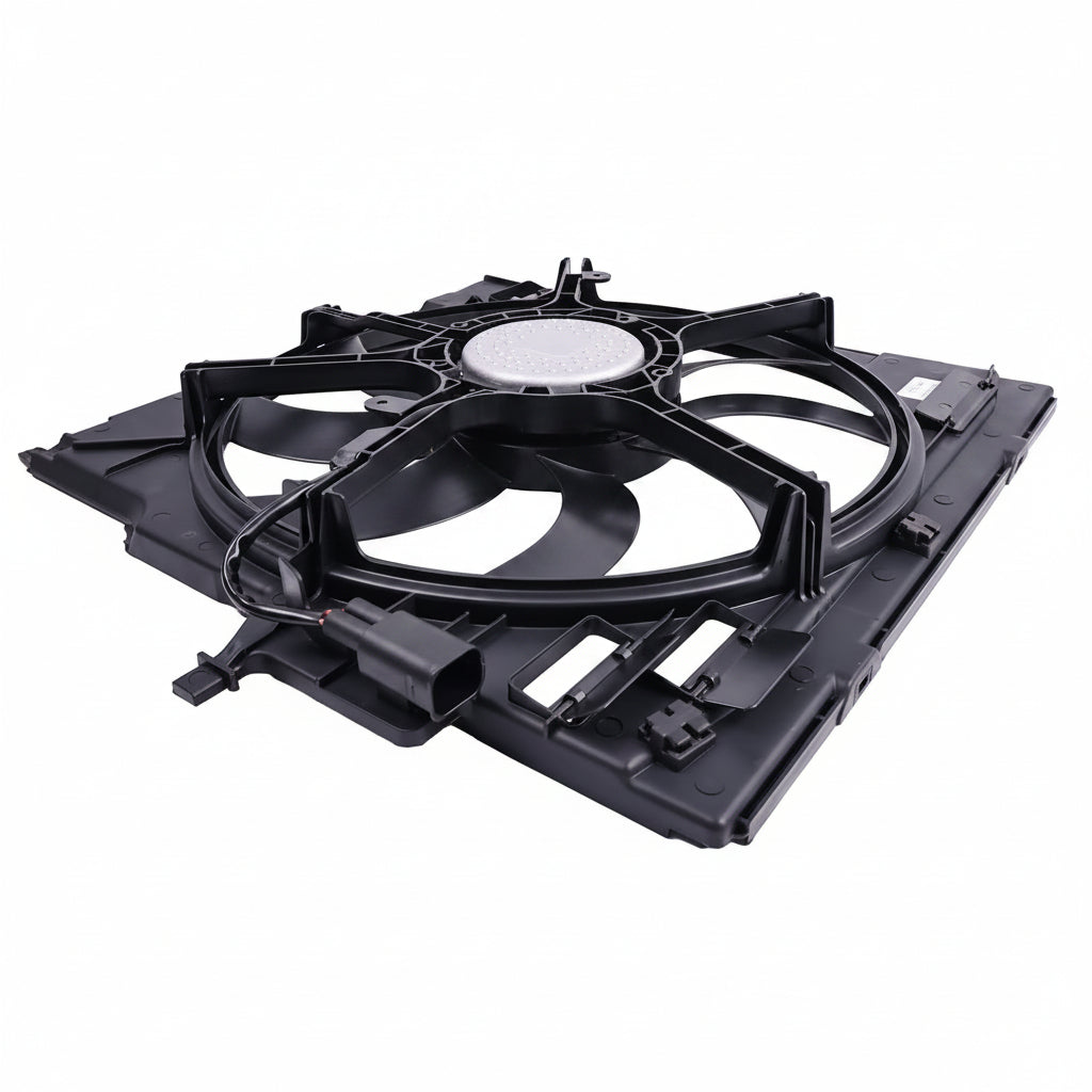 Engine Radiator Cooling Fan Assembly 17427634467 Compatible With  BMW X5 (E70) & X6 (E71, E72)
