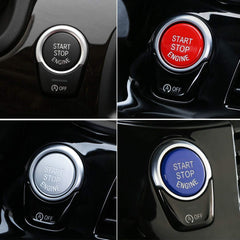 Start Stop Button Compatible With Bmw 5 Series Start Stop Button 5 Series 2010-2014 7 Series F02 2009-2013 Suitable Compatible With Without Auto Off Button Black