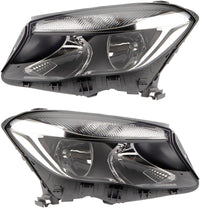 Headlamp Halogen Left 1569061100 & Right 1569061200 Compatible With Mercedes Benz 156 GLA CLASS (2013-2016)