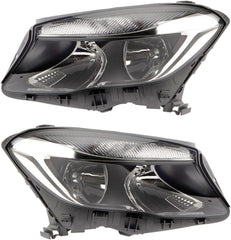Headlamp Halogen Left 1569061100 & Right 1569061200 Compatible With Mercedes Benz 156 GLA CLASS (2013-2016)