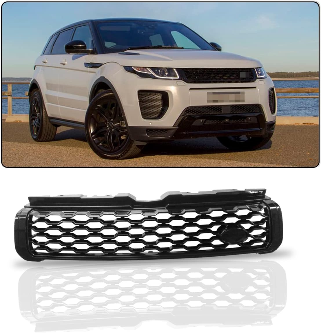 Front Bumper Grille (Glossy Black) LR083605 Compatible With Range Rover Evoque (L538) (2012-2018) Tag No.31