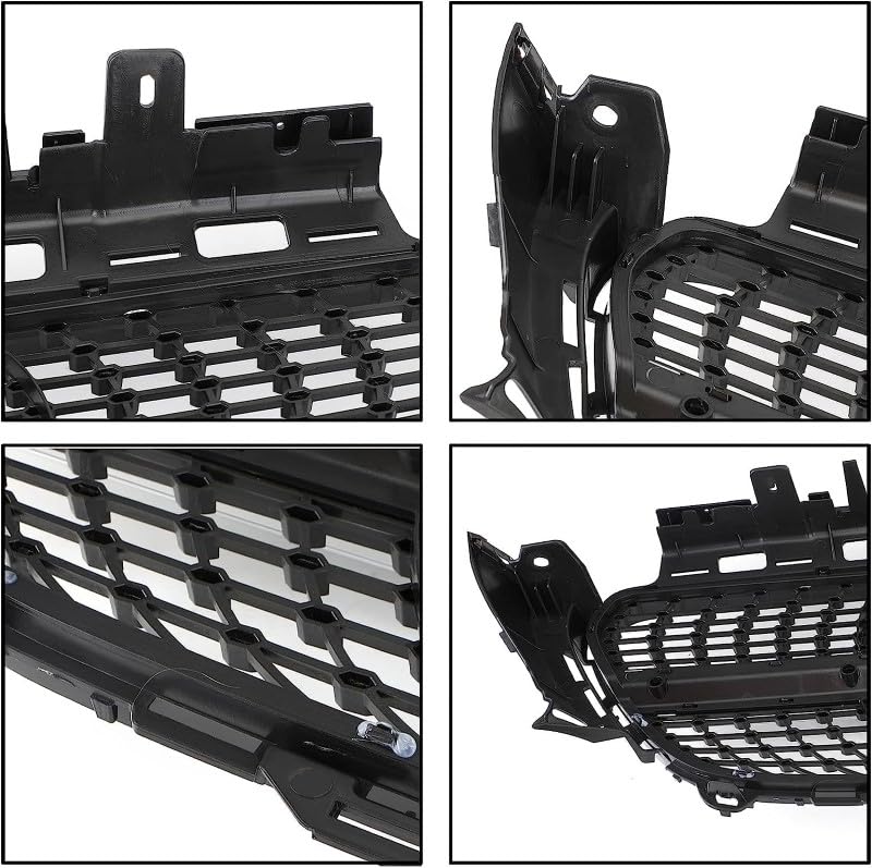 Front Bumper Grill Compatible With Mercedes Benz E Class W213 2016-2021 Front Bumper Grill W213 Grill Diamond Black