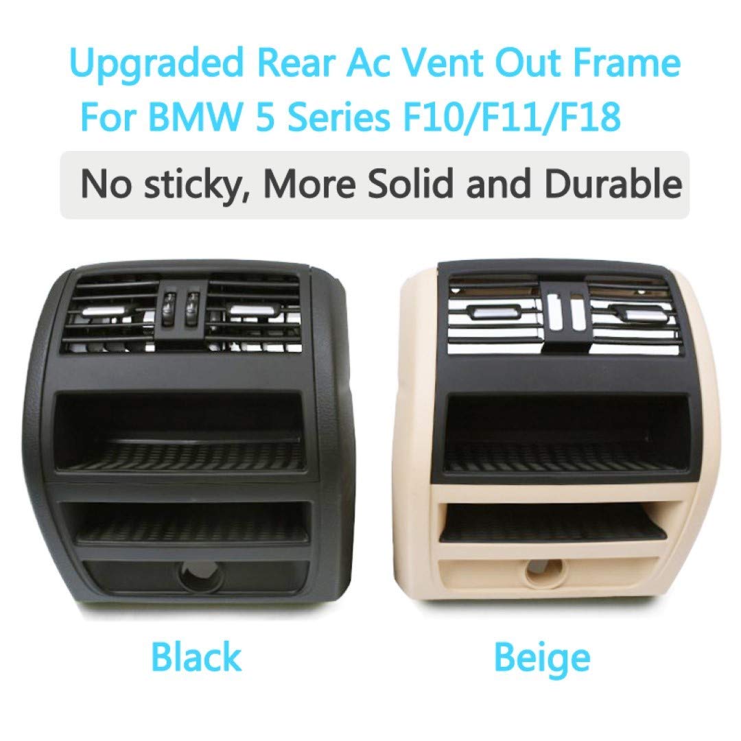 Rear Ac Vent Compatible With Bmw 5 Series Rear Ac Vcent Frame Outer 5 Series F10 2010-2017 Oyester