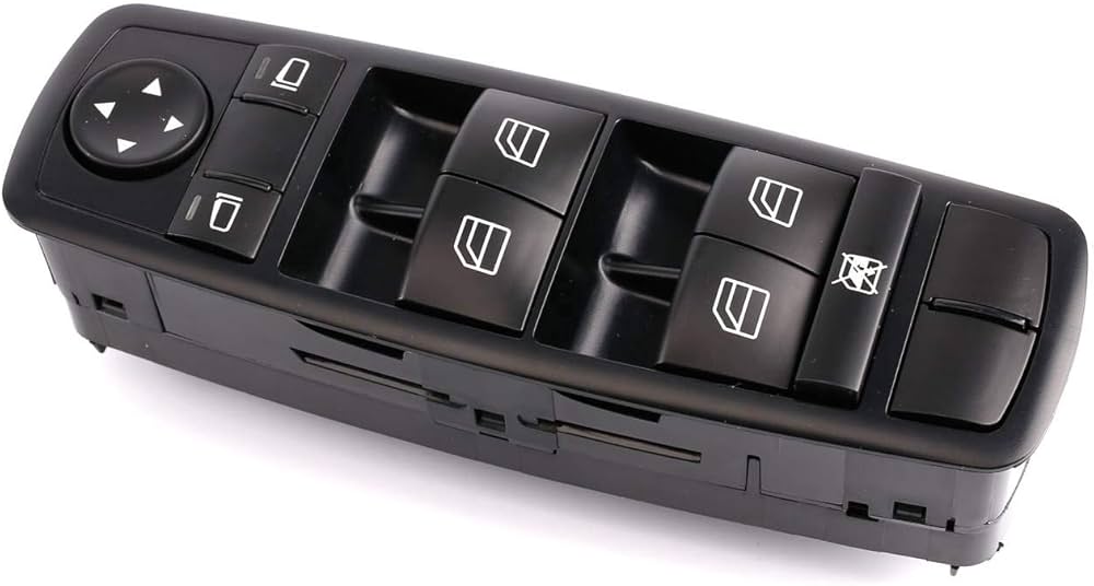 Front Left Power Window Switch 2518300090 2518200110 A2518300090 A2518200110 Compatible With Mercedes Benz W251 W164