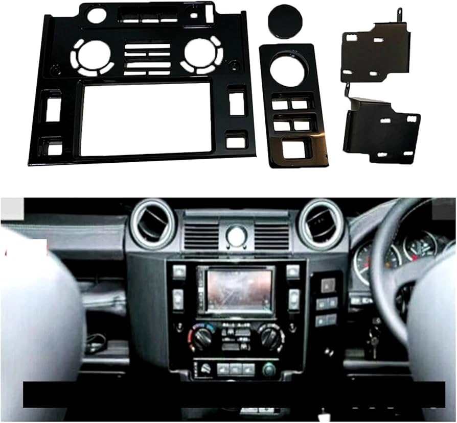 Front Central Dashboard Cover Kit Compatible With Land Rover Defender 90 110