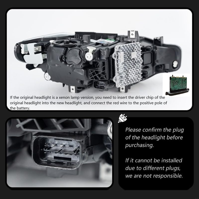 Headlight Headlamp Compatible With Bmw 3 Series F30 2012-2018 Upgraded Projector Lens Led Headlight Headlamp F30 Led Headlight For Helogen