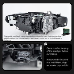 Headlight Headlamp Compatible With Bmw 3 Series F30 2012-2018 Upgraded Projector Lens Led Headlight Headlamp F30 Led Headlight For Helogen