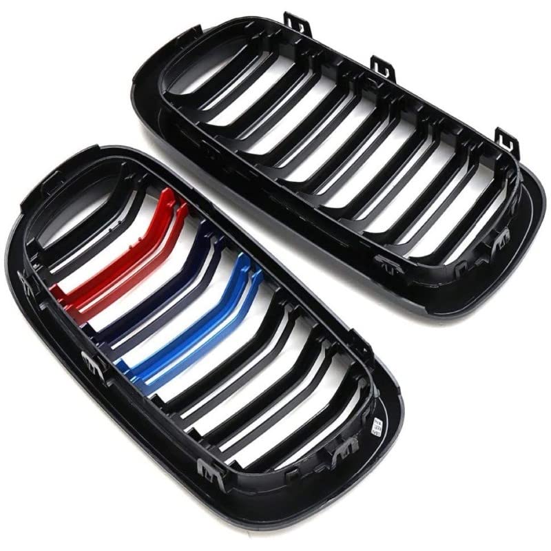 Front Bumper Grill Compatible With Bmw X5 F15 2014-2018 X6 F16 2015-2019 Front Bumper Grill M Colour