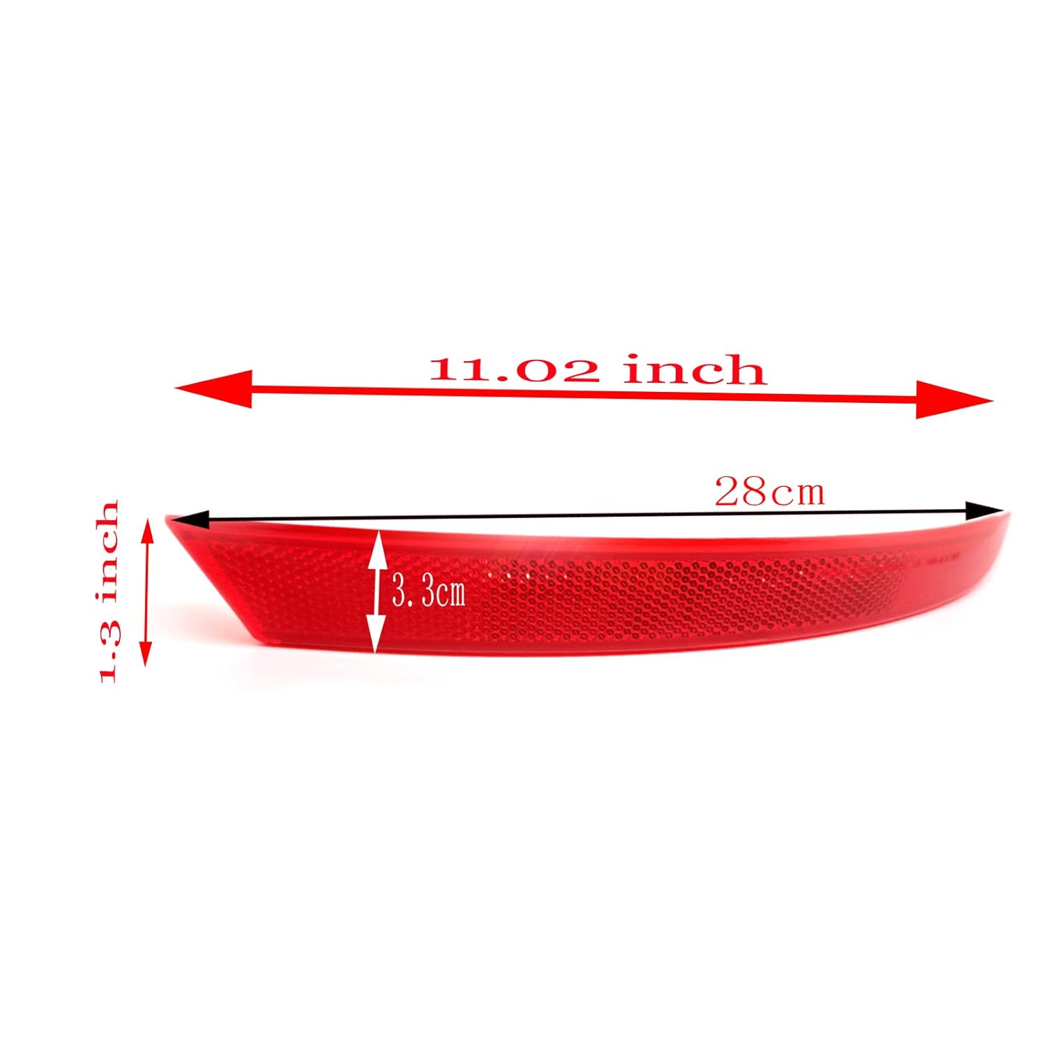 Rear Bumper Reflector Compatible With BMW 5 Series GT 07 Rear Bumper Reflector Left 63147318557 & Right 63147318558 Tag-RB-52