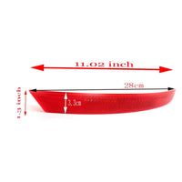 Rear Bumper Reflector Compatible With BMW 5 Series GT 07 Rear Bumper Reflector Left 63147318557 & Right 63147318558 Tag-RB-52