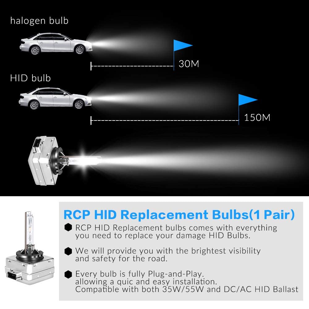 Headlight Bulbs D1R 6000k (Pack of 1)