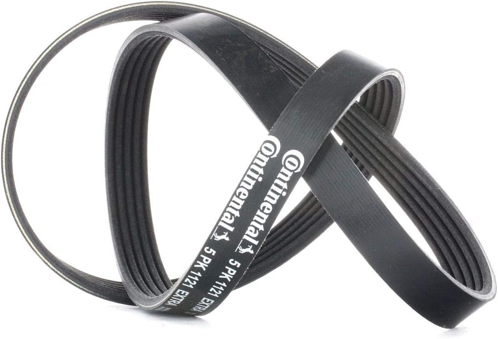 Extra Multi Rib Belt 5PK1121 30731820 Compatible With VOLVO S60 II (134), S80 II (124), XC60 I SUV (156), XC60 I VAN (156) (CONTINENTAL)