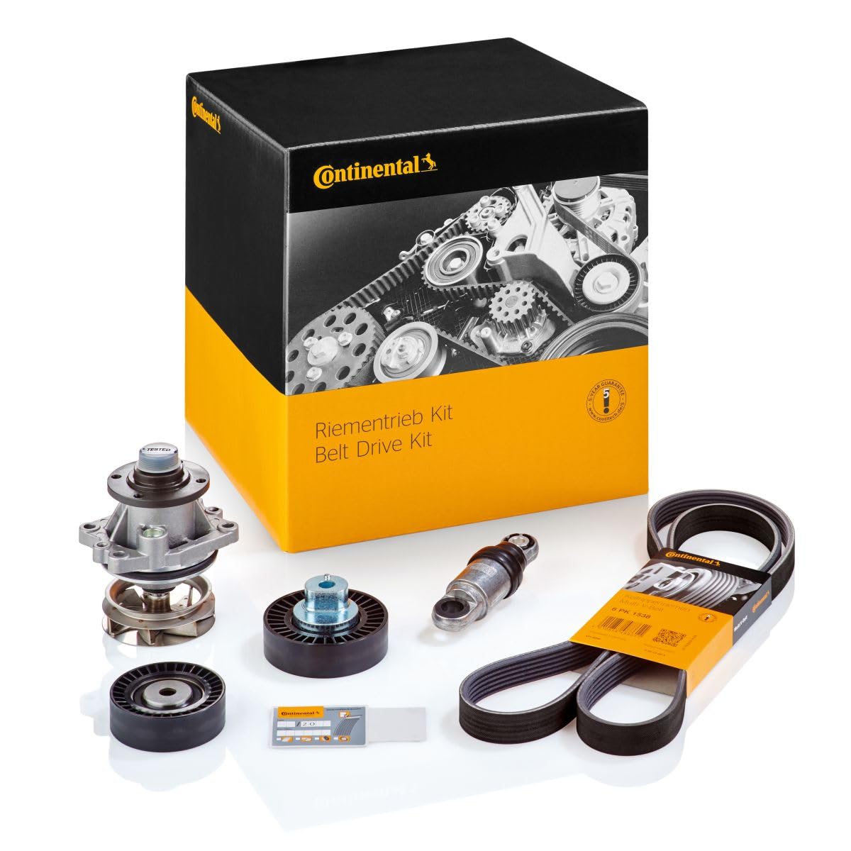 Timing Belt Kit CT1139K2 03L198119D Compatible With SKODA FABIA II (542) OCTAVIA II (1Z3) | LAURA SUPERB II (3T4) YETI (5L) (CONTINENTAL)