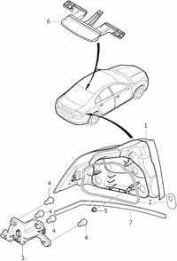 Tail Light Assy Right 31213380 Left 31213379 Compatible With VOLVO - S80 Tag No.210