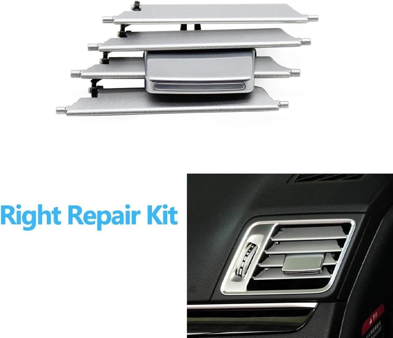Front Right AC Conditioner Air Vent Grill Outlet Tab Clip Repair Kit 2078300200 Compatible With MERCEDES BENZ E-CLASS C207 Tag-ACR-19