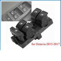 Car Electric Power 10 Pin Black Window Switch 5ED959857 5E0959857M Compatible With Skoda Octavia Tag-SW-47