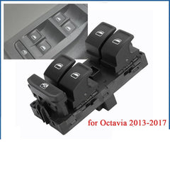 Car Electric Power 10 Pin Black Window Switch 5ED959857 5E0959857M Compatible With Skoda Octavia Tag-SW-47
