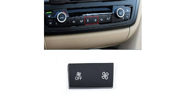 Air Conditioning  Panel Switch Button Air Volume Key  64119287341-B Compatible with BMW 3 Series (F30, F80) & 3 Gran Turismo (F34)