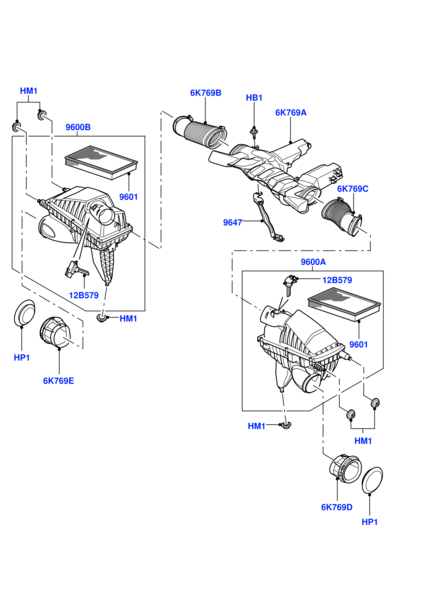 MAP Sensor Mass Air Flow Sensor LR012073 Compatible With RANGE ROVER III (L322) RANGE ROVER SPORT I (L320)