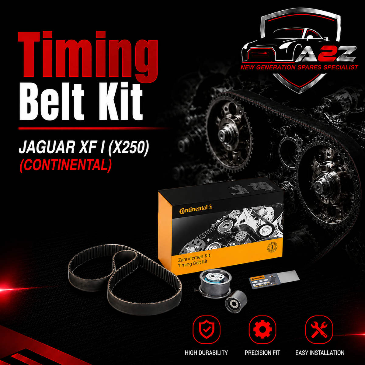Timing Belt Kit CT1142K1 JDE35823 Compatible With JAGUAR XF I (X250) (CONTINENTAL)