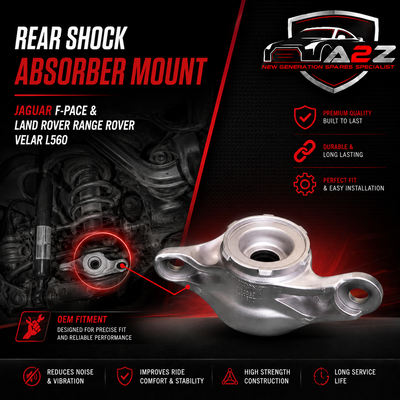 Rear Shock Absorber Mount Left  T4A11922 & Right T4A11923  Compatible With  Jaguar F-PACE & Land Rover Range Rover Velar L560