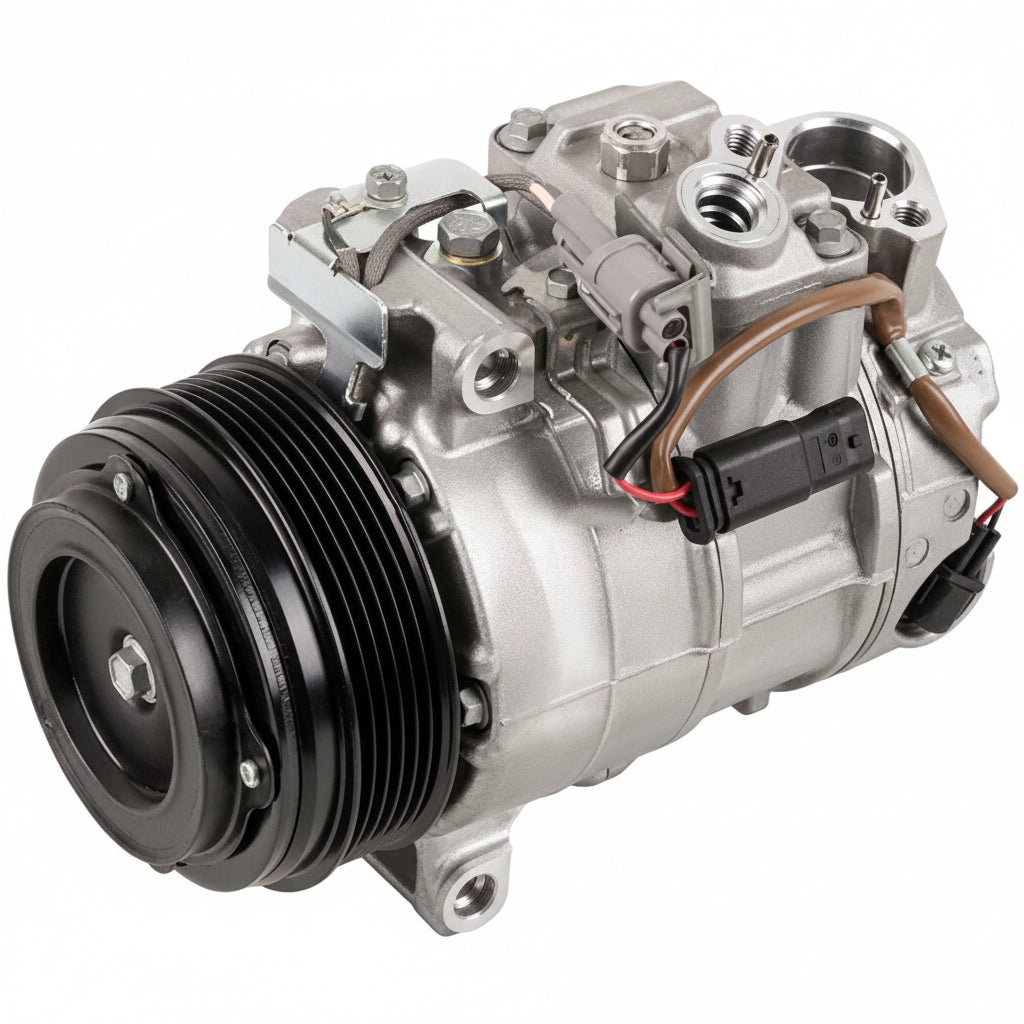 AC Compressor A0032305811 Compatible With MERCEDES-BENZ B-CLASS Sports Tourer (W246, W242) & C-CLASS (W204) & CLS (C218) & E-CLASS (W212) & M-CLASS (W166) & S-CLASS (W222, V222, X222)