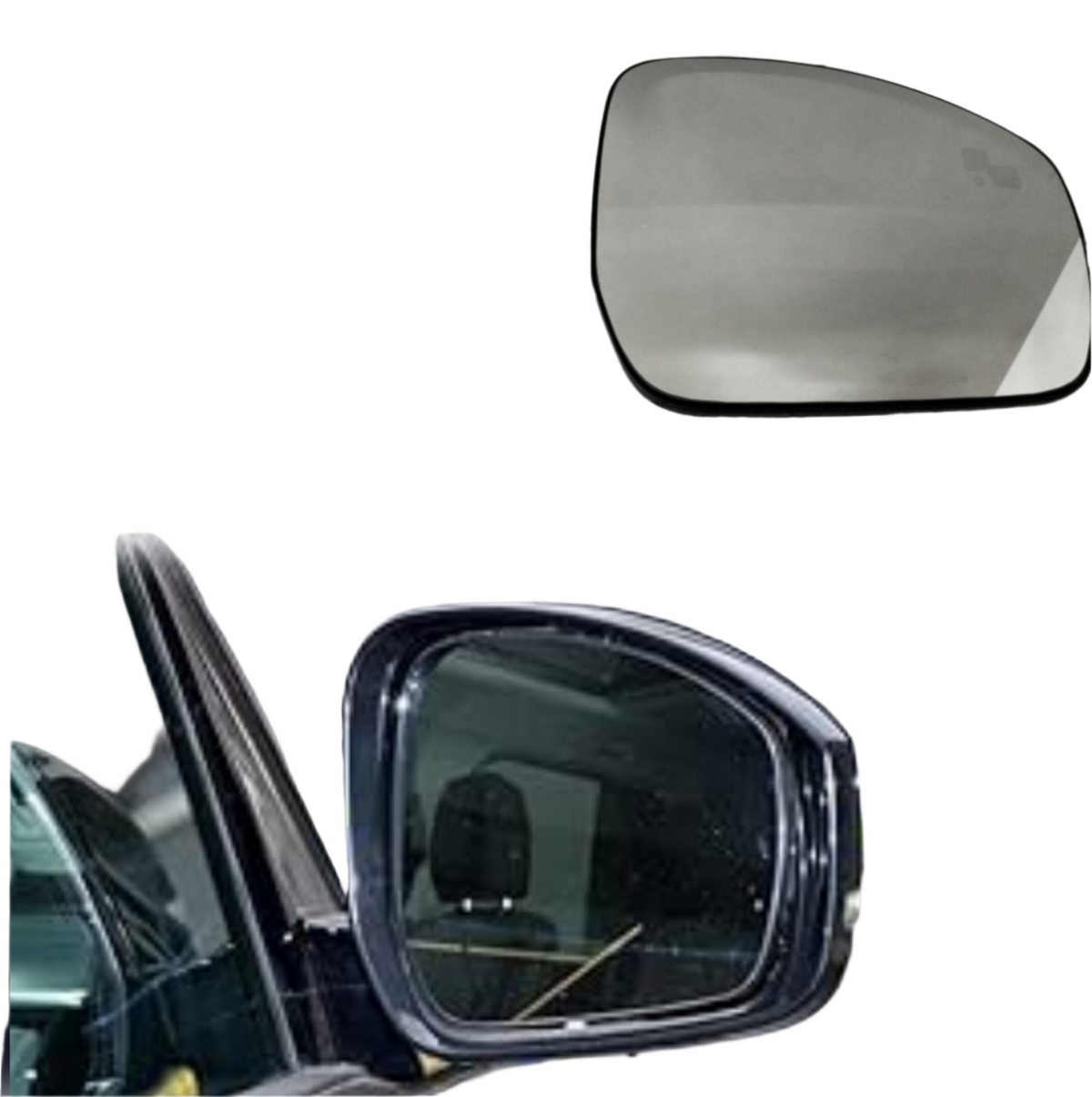 Side Rearview Wing Side Mirror Glass Left LR045153 & Right LR045152 Compatible With  LAND ROVER DISCOVERY IV (L319) | LR4 & Range Rover Vogue (L405) & Range Rover Sport L494