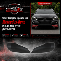Front Bumper Spoiler Left 1568855100 A1568855100 & Right 1568855200 A1568855200 Compatible With Mercedes-Benz GLA-CLASS W156 (2017-2020) Tag No.140