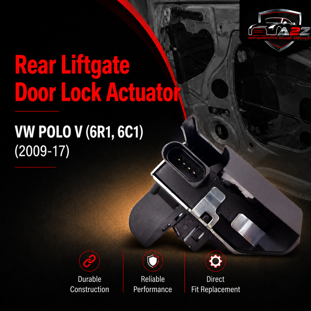 Rear Liftgate Door Lock Actuator 6R0827505C 6R0827505E Compatible With VW POLO V (6R1, 6C1) (2009-17)
