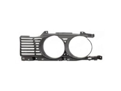 Headight Grills Left 51131944137 & Right 51131944138 Compatible With BMW 5 Series E34 (1995-98)