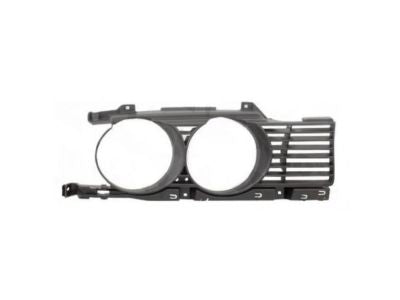 Headight Grills Left 51131944137 & Right 51131944138 Compatible With BMW 5 Series E34 (1995-98)