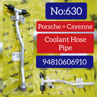 Coolant Hose Pipe (Lower) 94810606910 Compatible With PORSCHE CAYENNE Tag No.630