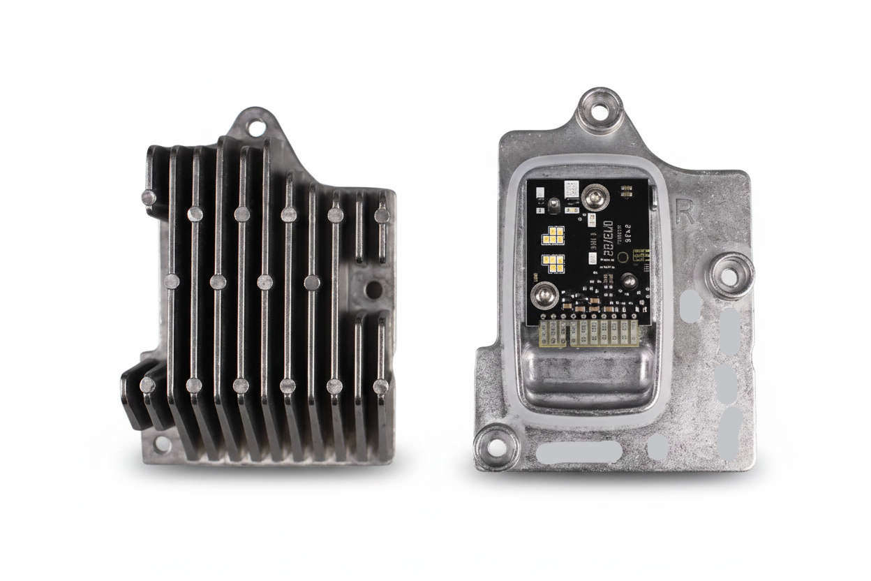 Front Headlight Module Blaster (Yellow) 63115A043C1 63115A043C2 Compatible With BMW 2 Series G42  LCI Low Version