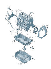 Oil Pan 03L103603k Compatible With AUDI A4 B8 (8K2) | A4 / S4 A6 C7 (4G2, 4GC) | A6 / S6 Q5 (8RB) Tag no.26