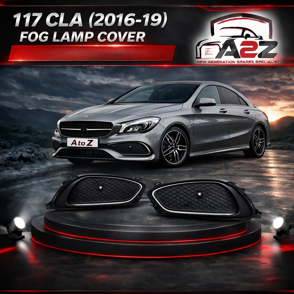Fog Lamp Cover Left 1178857500 & Right 1178857600 Compatible With Mercedes-Benz CLA-CLASS W117 (2016-2019) Tag No.205