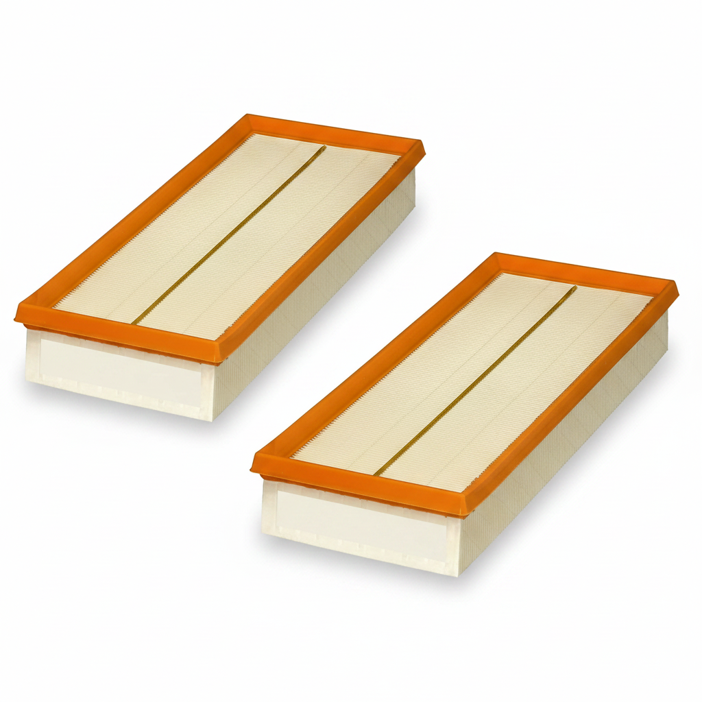 Air Filter E455L01-2 & 1120940604 & LX804/S 1120940004 2730940204 2730940404 A1120940604 A2730940404 A2730940604 Compatible With MERCEDES-BENZ C-CLASS (W204) & CLK (C209) & E-CLASS (W211) Tag : 28
