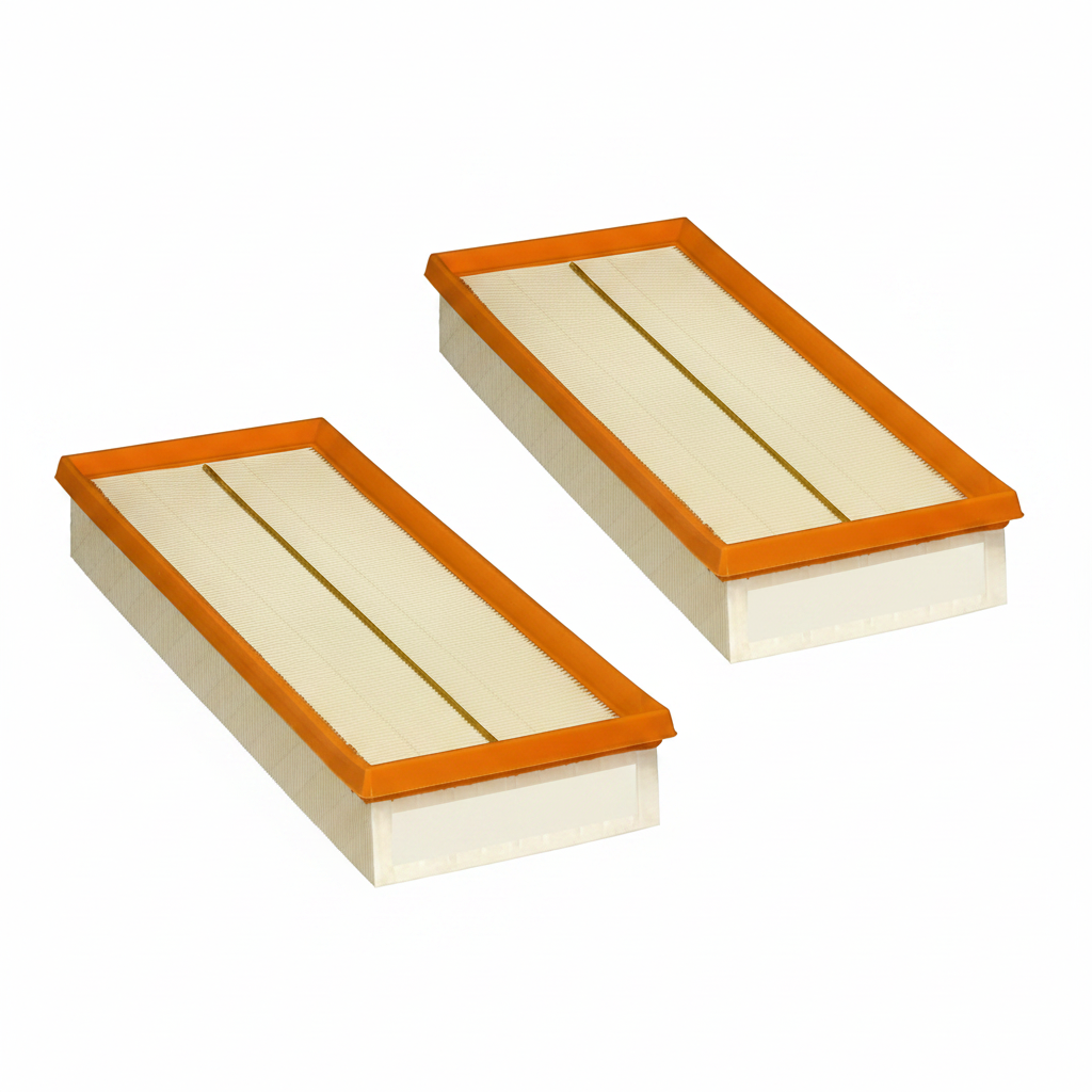 Air Filter E455L01-2 & 1120940604 & LX804/S 1120940004 2730940204 2730940404 A1120940604 A2730940404 A2730940604 Compatible With MERCEDES-BENZ C-CLASS (W204) & CLK (C209) & E-CLASS (W211) Tag : 28