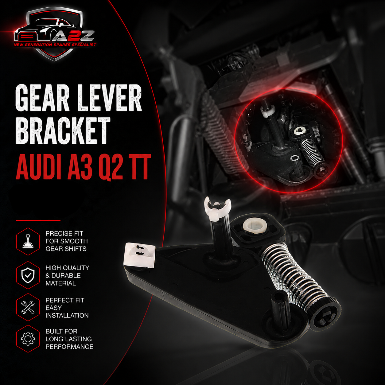 Gear Lever Bracket  5K0711203B Compatible With AUDI A3  Q2  TT Tag-E-46