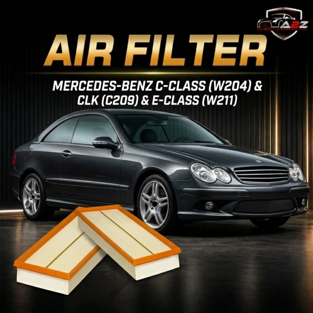 Air Filter E455L01-2 & 1120940604 & LX804/S 1120940004 2730940204 2730940404 A1120940604 A2730940404 A2730940604 Compatible With MERCEDES-BENZ C-CLASS (W204) & CLK (C209) & E-CLASS (W211) Tag : 28