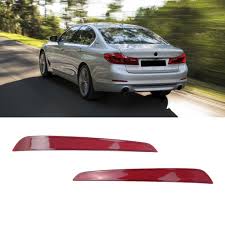 Rear Bumper Reflector Compatible With BMW 5 Series G30 Rear Bumper Reflector Left 63147388765 & Right 63147388766 Tag-RB-54