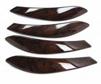 Interior Door Pull Handle Outer Cover Walnut Colour  Left 51417260079  Right 51417260080 Compatible With BMW 3/4/M4 Series  F30 F31 F32 F34 F35 F36 F80 F82