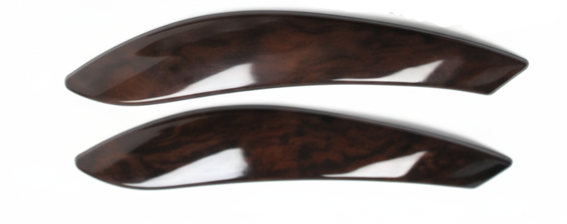 Interior Door Pull Handle Outer Cover Walnut Colour  Left 51417260079  Right 51417260080 Compatible With BMW 3/4/M4 Series  F30 F31 F32 F34 F35 F36 F80 F82