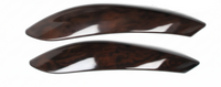Interior Door Pull Handle Outer Cover Walnut Colour  Left 51417260079  Right 51417260080 Compatible With BMW 3/4/M4 Series  F30 F31 F32 F34 F35 F36 F80 F82