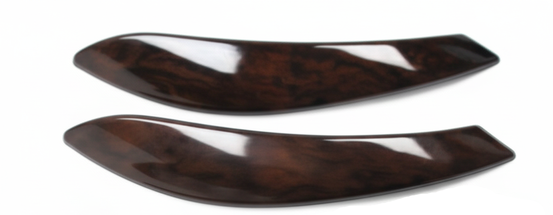 Interior Door Pull Handle Outer Cover Walnut Colour  Left 51417260079  Right 51417260080 Compatible With BMW 3/4/M4 Series  F30 F31 F32 F34 F35 F36 F80 F82