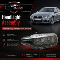 Headlight Headlamp Left 63117365599 & Right 63117365600 (Without Blaster) Compatible With  BMW 3 Series F30  (2016-2019) Projector