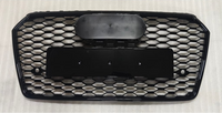RS7 Full Black Honeycomb Show Grill Compatible With Audi = A7 (2016-18) Tag No.232
