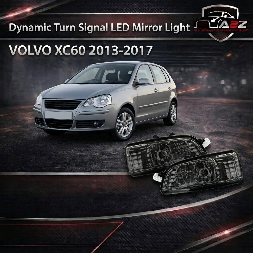 Side Rearview Mirror Light or Mirror Indicator Turn Signal Light Lamp Left 31111090 & 30716696 &  Right 31111102 & 30716697 Compatible With Volvo S40 (2007-2012)